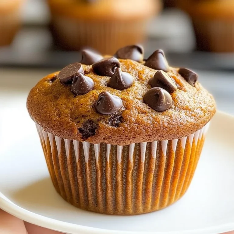 Pumpkin Chocolate Chip Muffins