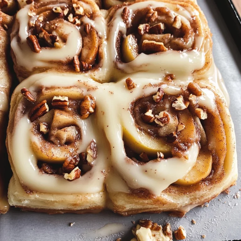 Soft-Baked Apple Cinnamon Rolls