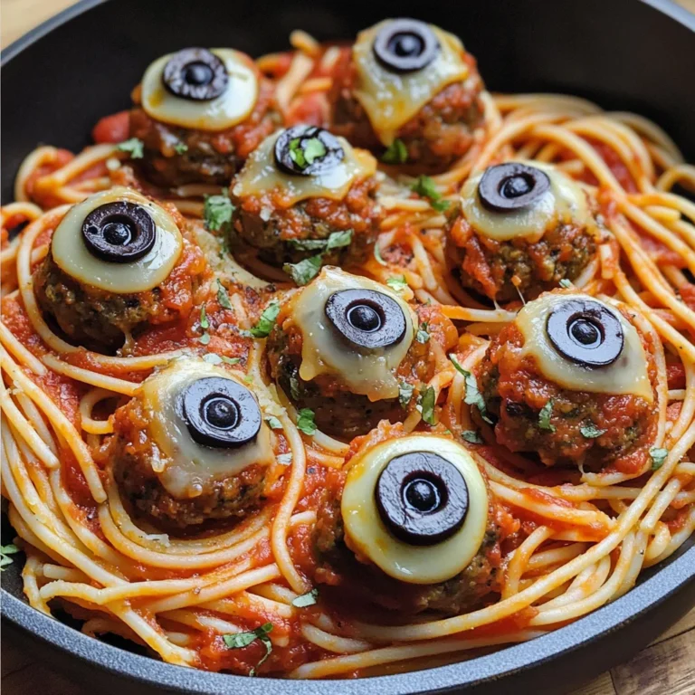 Spooky Spaghetti & Eyeballs