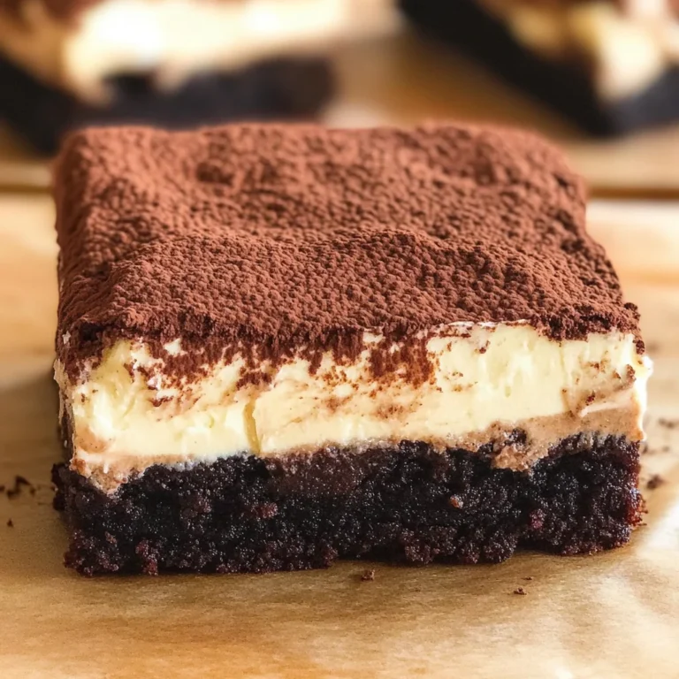 Tiramisu Brownies