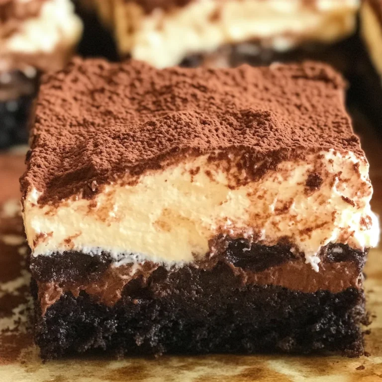 Tiramisu Brownies