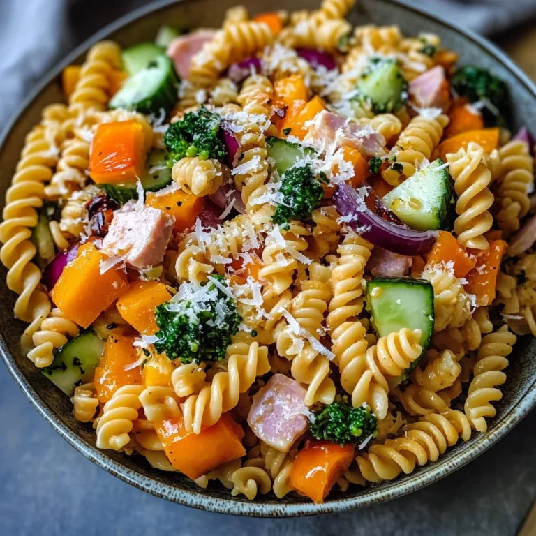 UpChuckin' Pumpkin Loaded Pasta Salad
