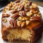 Upside-Down Caramel Pecan Cake