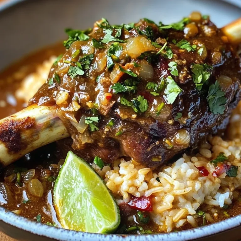 Lemongrass-Ginger Lamb Shank with Coconut Rice
