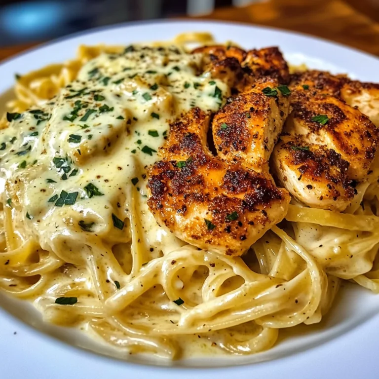 Mozzarella Alfredo Chicken Linguine with Parmesan Garlic