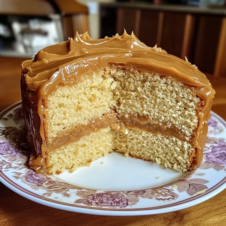 Sour Cream Pound Cake with Caramel Frosting