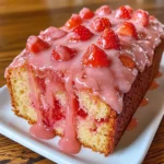 Strawberry Pound Cake with Strawberry Glaze
