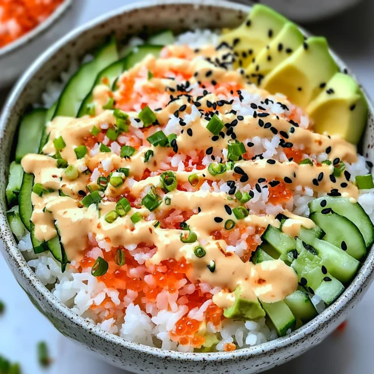 California Roll Sushi Bowls