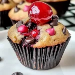 Cherry Chocolate Chip Muffins | Moist & Delicious Recipe