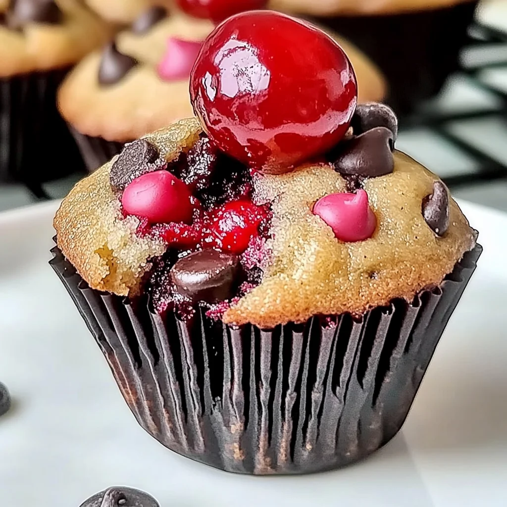Cherry Chocolate Chip Muffins | Moist & Delicious Recipe