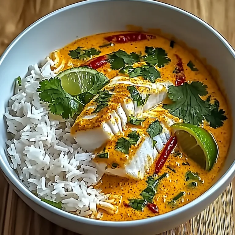 Easy Coconut Lime Fish Curry with Jasmine Rice: An Incredible 7-Step Recipe
