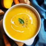 Roasted Butternut, Sweet Potato and Carrot Soup