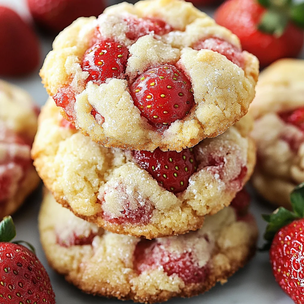 Strawberry Shortcake Cookies