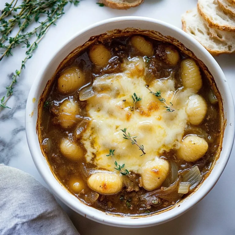 Baked French Onion Gnocchi