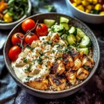 Creamy Chicken Bowls with Feta Sauce