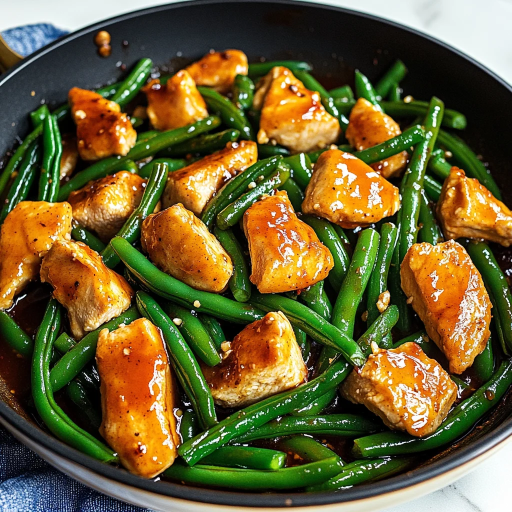 Easy Chicken Breast and Green Beans