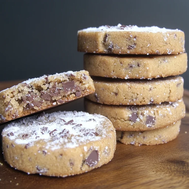 Espresso Shortbread Cookies