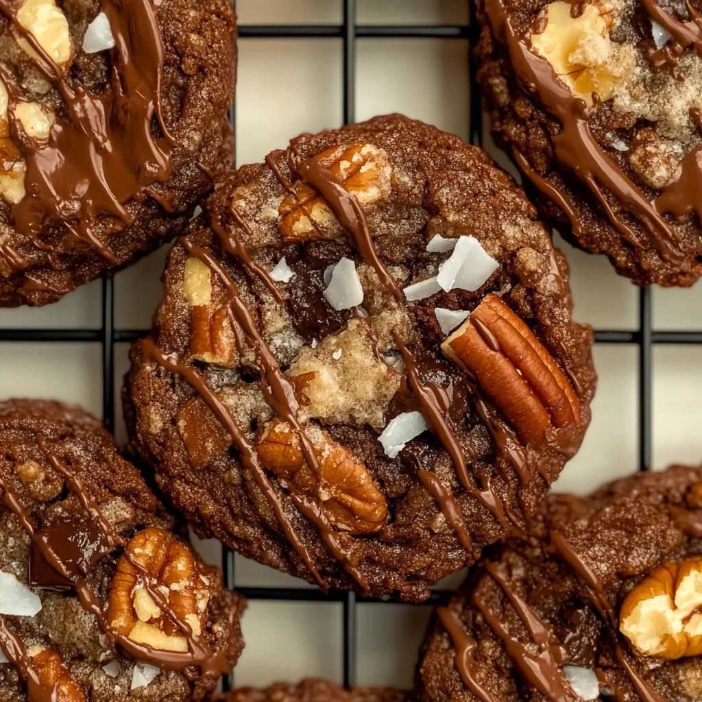 German Chocolate Cookies