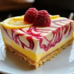LEMON RASPBERRY SWIRL CHEESECAKE
