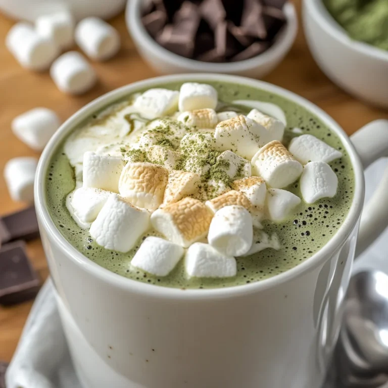 Matcha White Hot Chocolate