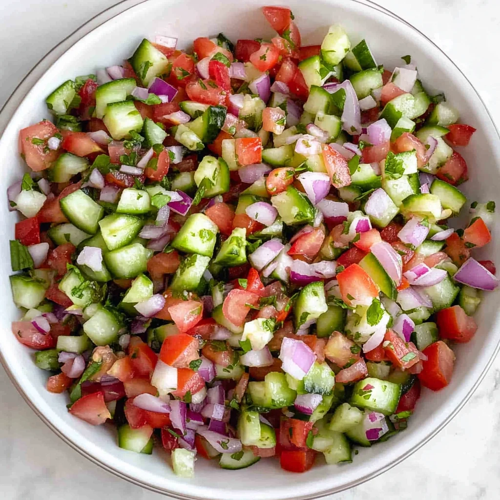 Persian Shirazi Salad