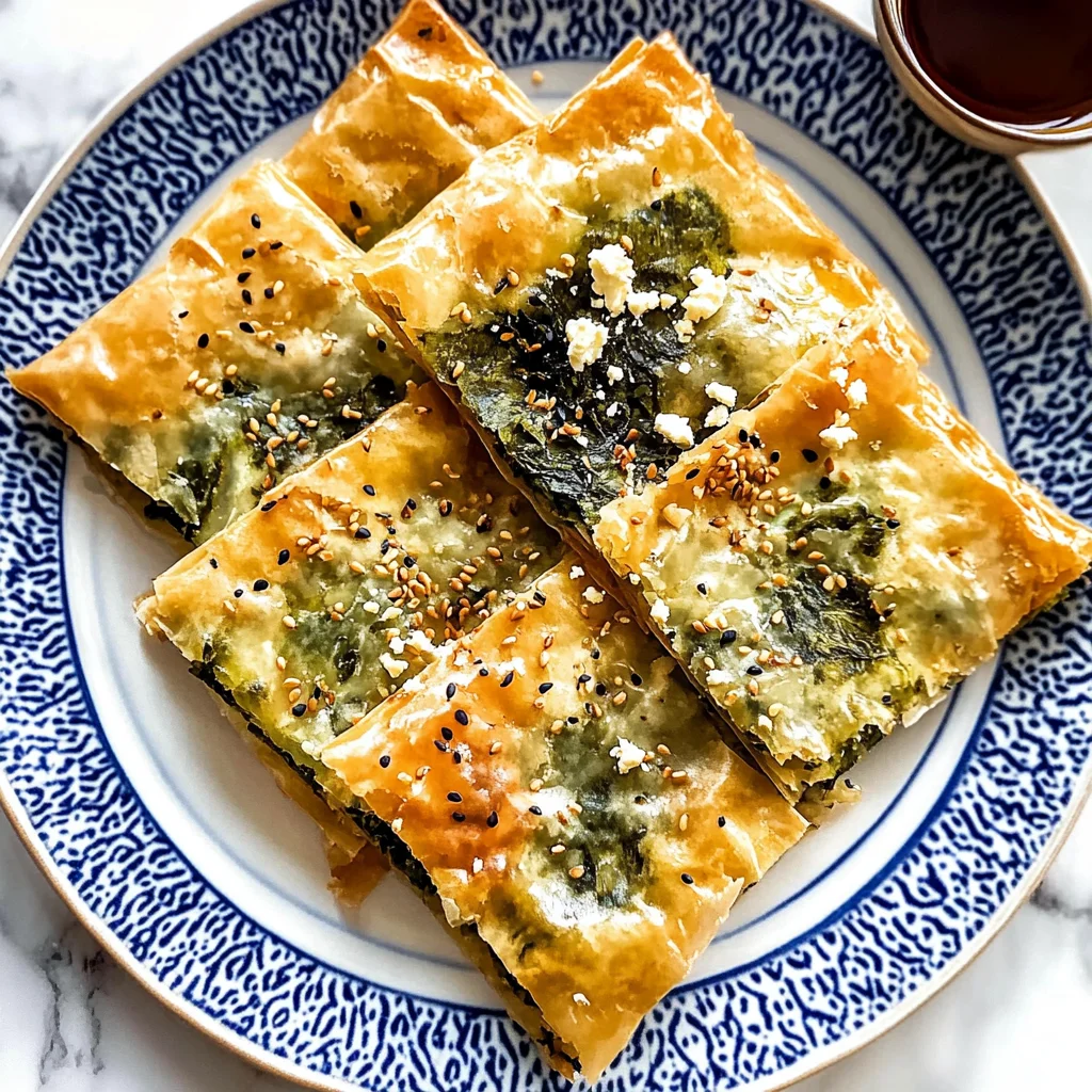 Spinach and Feta Cheese Börek - Turkish Borek Recipe