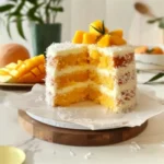 Vegan Mango Coconut Cake