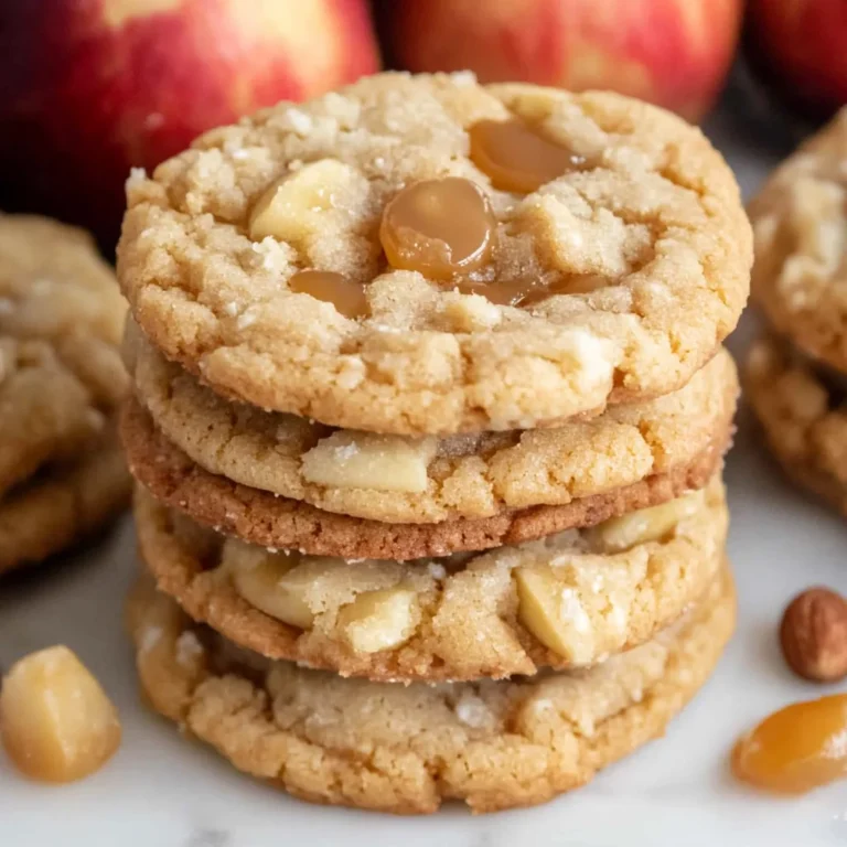 Caramel Apple Cider Cookies