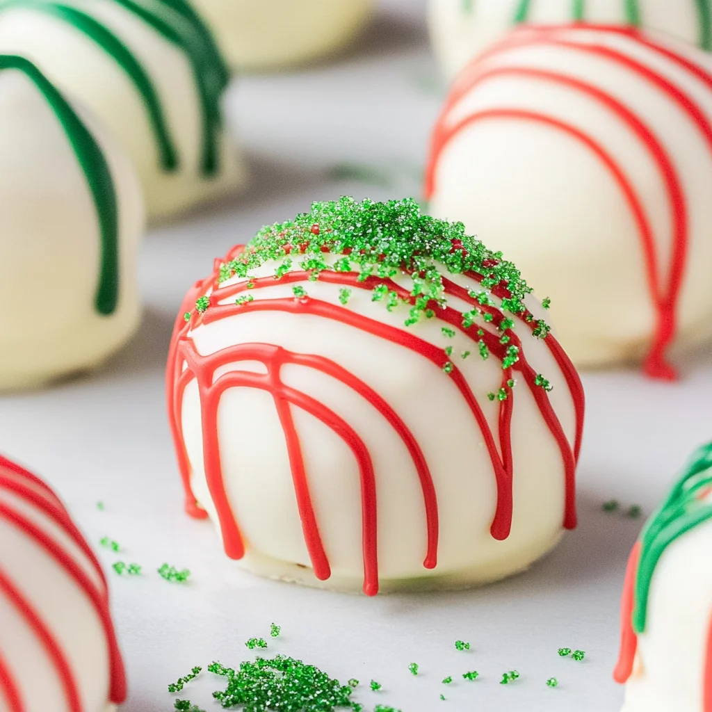 Christmas Tree Cake Truffles