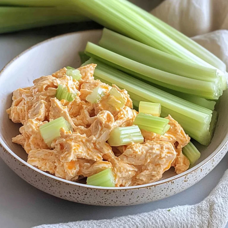 High Protein Buffalo Chicken Salad (Healthy, Easy)