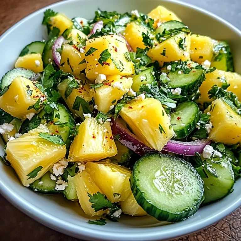 Pineapple Cucumber Salad