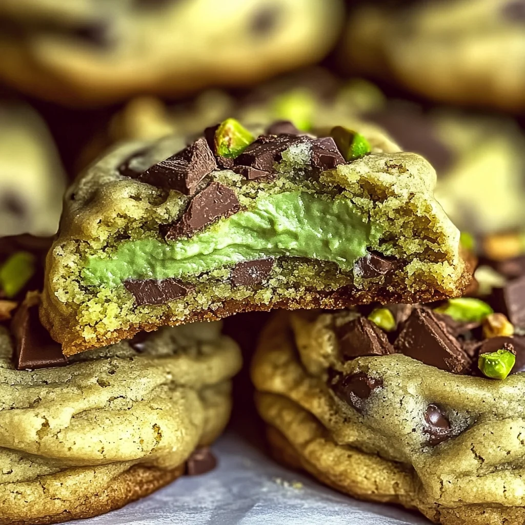 Pistachio Cream Cookies that Melt in Your Mouth