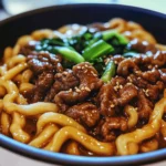 Quick and Flavorful Beef Black Pepper Udon