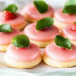 Strawberry Lemonade Melt Away Cookies