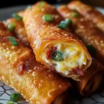 Turkey Bacon Jalapeño Eggrolls